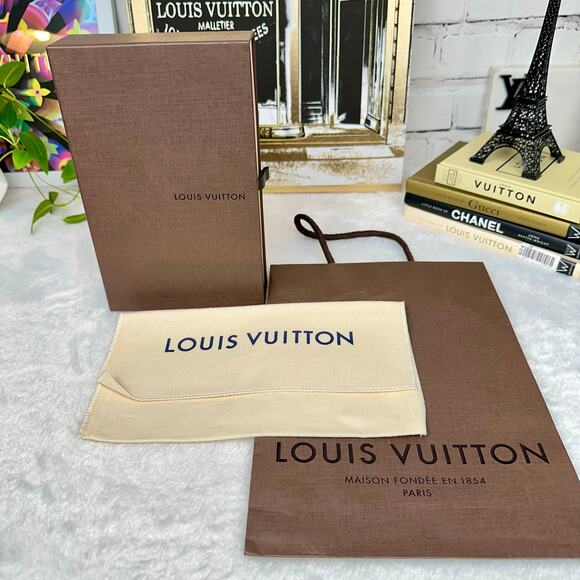 Louis Vuitton Handbags - Louis Vuitton Box, Dust Bag and Shopping Bag for long wallet Gift Set LIKE NEW